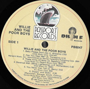 Willie And The Poor Boys - Willie And The Poor Boys - 1985