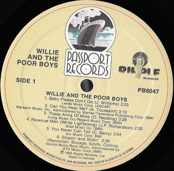 Willie And The Poor Boys - Willie And The Poor Boys - 1985