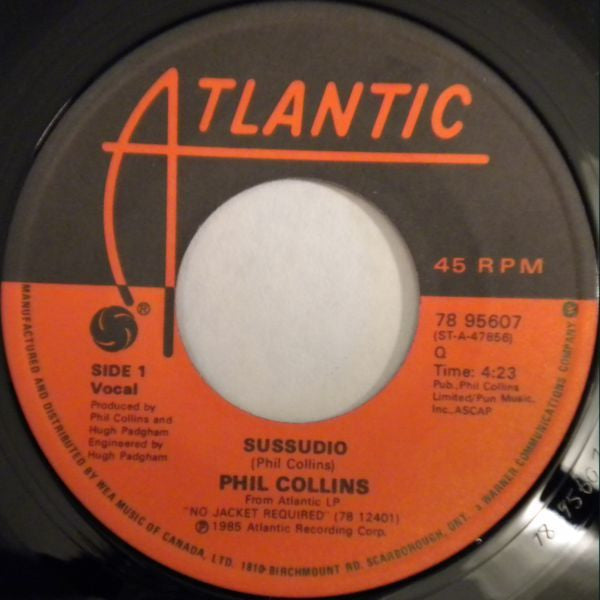 Phil Collins - Sussudio - 1985