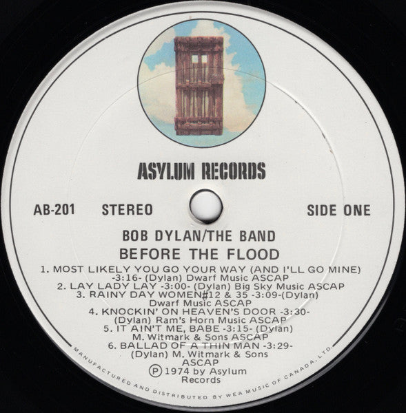 Bob Dylan / Band, The - Before The Flood - 1974