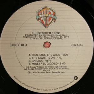 Christopher Cross - Christopher Cross - 1979