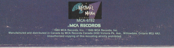Various - Miami Vice II (New Music From The Television Series, "Miami Vice") - 1986