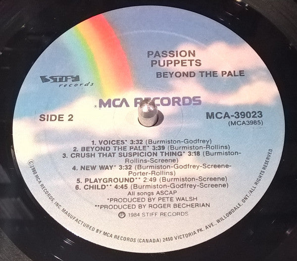 Passion Puppets - Beyond The Pale - 1984