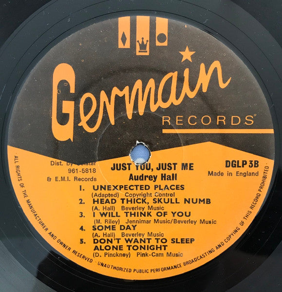 Audrey Hall - Just You Just Me