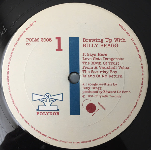 Billy Bragg - Brewing Up With Billy Bragg - 1984