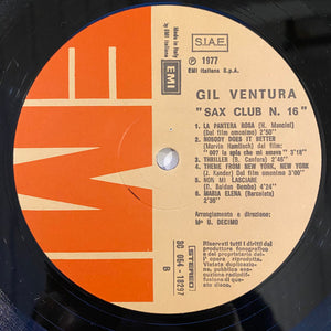 Gil Ventura - Sax Club N.16 - 1977