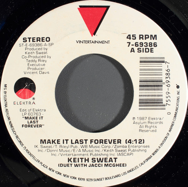 Keith Sweat - Make It Last Forever - 1988
