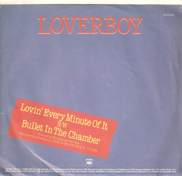 Loverboy - Lovin' Every Minute Of It