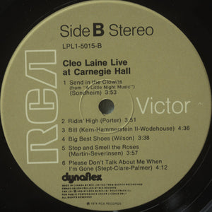 Cleo Laine - Cleo Laine Live!!! At Carnegie Hall - 1974