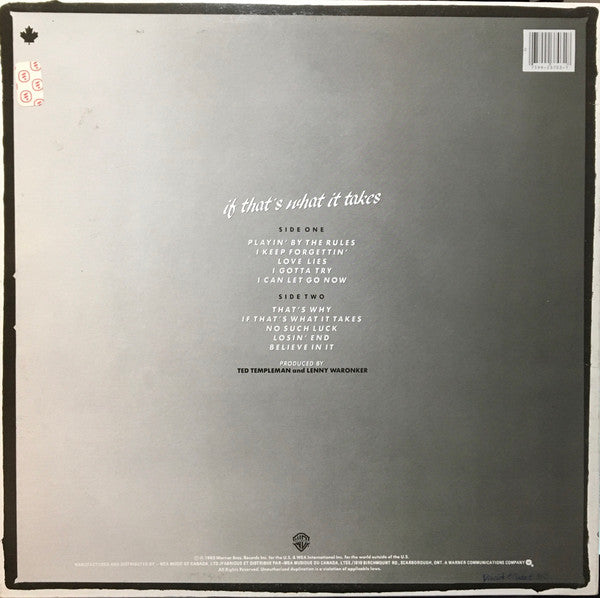 Michael McDonald - If That's What It Takes - 1982