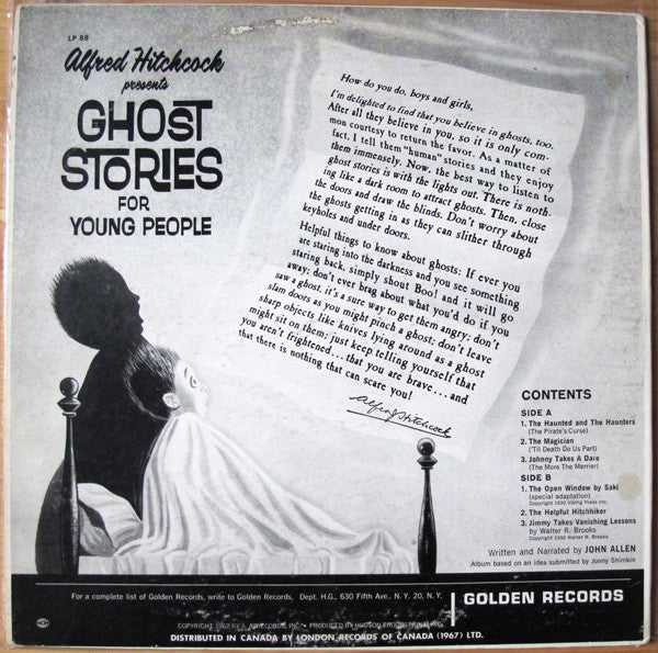 Alfred Hitchcock - Alfred Hitchcock Presents Ghost Stories For Young People -