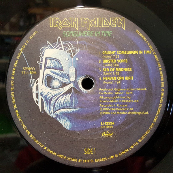 Iron Maiden - Somewhere In Time - 1986