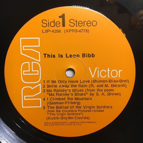 Leon Bibb - This Is Leon Bibb - 1970