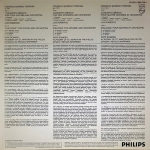 Federico Moreno Torroba – Romeros, The, Pepe Romero, Academy Of St. Martin-in-the-Fields, The, Sir Neville Marriner - Concierto Ibérico / Diálogos - 1980