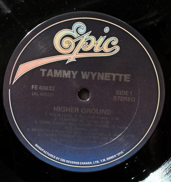 Tammy Wynette - Higher Ground Vinyl Record