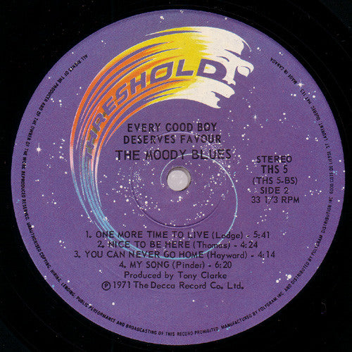 The Moody Blues - Every Good Boy Deserves Favour