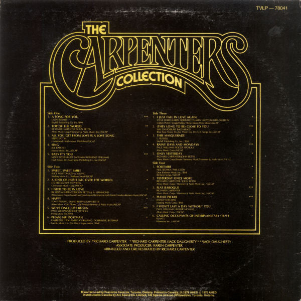 Carpenters - The Carpenters Collection