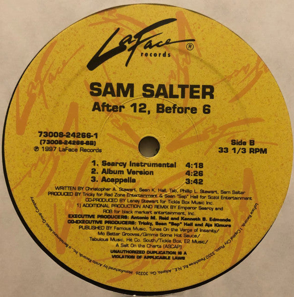 Sam Salter - After 12, Before 6 - 1997