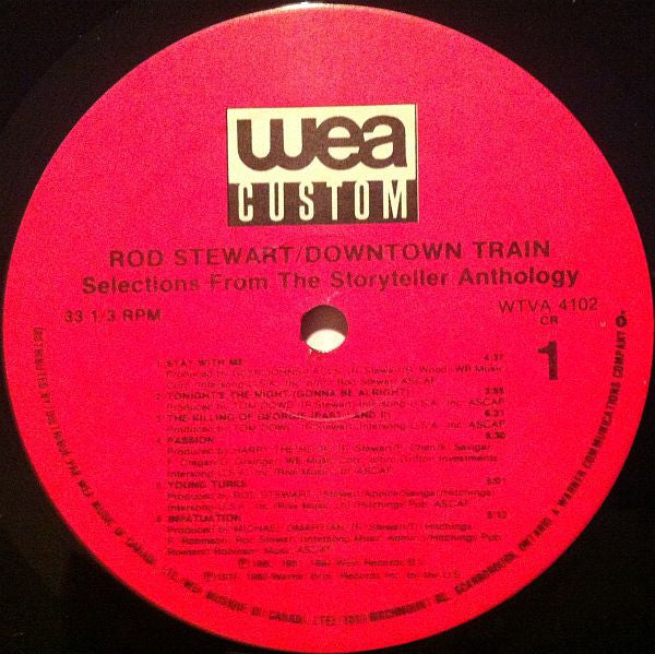 Rod Stewart - Downtown Train (Selections From The Storyteller Anthology) - 1990
