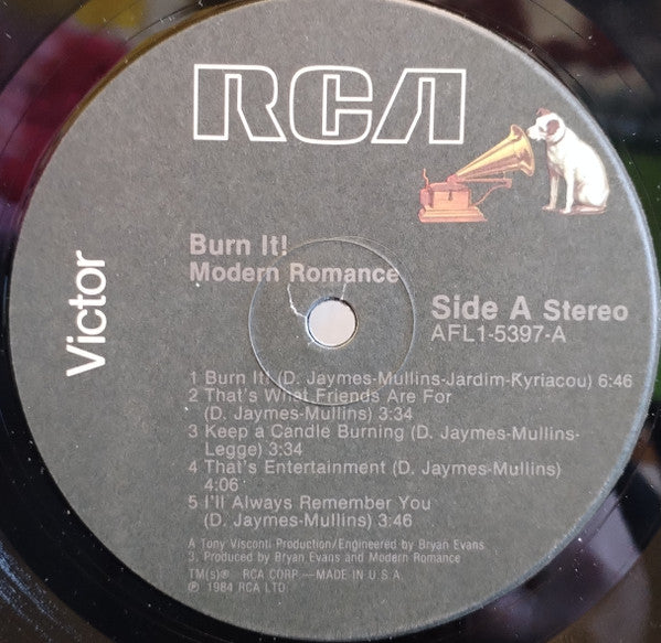 Modern Romance - Burn It! - 1985