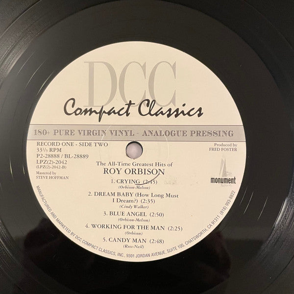 Roy Orbison - The All-Time Greatest Hits Of Roy Orbison - 1997