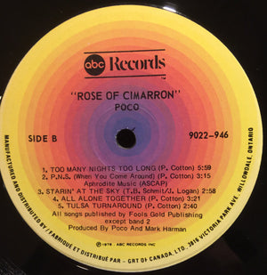 Poco - Rose Of Cimarron - 1976