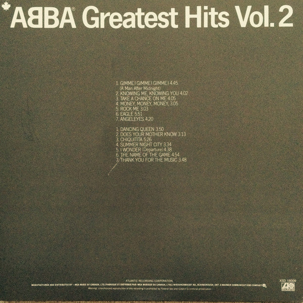 ABBA - Greatest Hits Vol. 2 - 1979