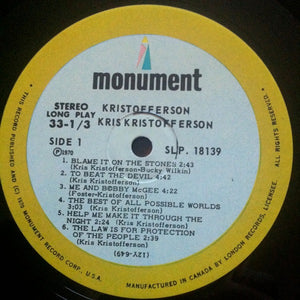 Kris Kristofferson - Kristofferson