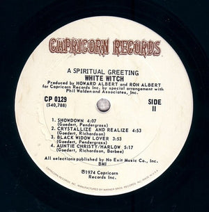 White Witch - A Spiritual Greeting - 1974