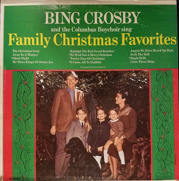 Bing Crosby - Bing Crosby And The Columbus Boychoir Sing Family Christmas Favorites