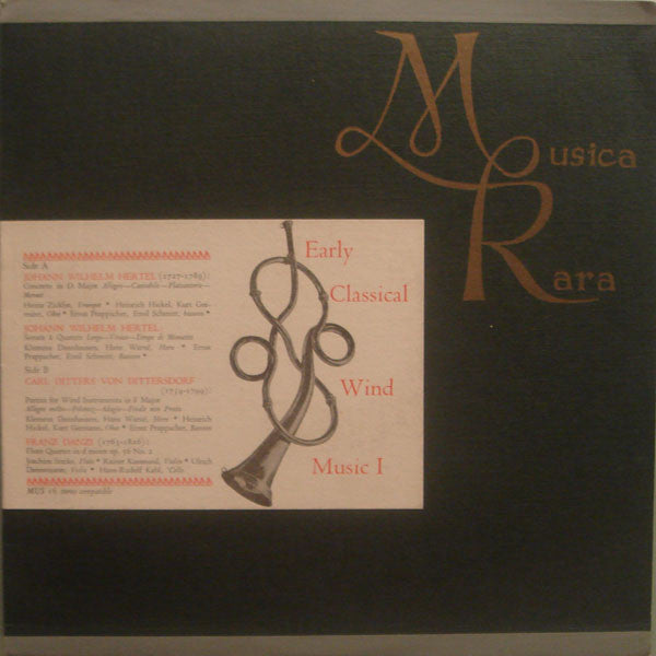 Heidelberg Wind Ensemble, The - Early Classical Wind Music I - 1967