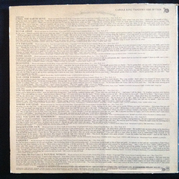 Carole King - Tapestry -