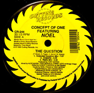 Concept Of One -  The Question Vinyl Record