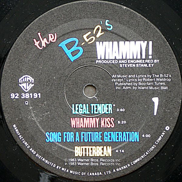 B-52's, The - Whammy! - 1983