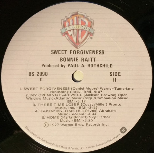 Bonnie Raitt - Sweet Forgiveness