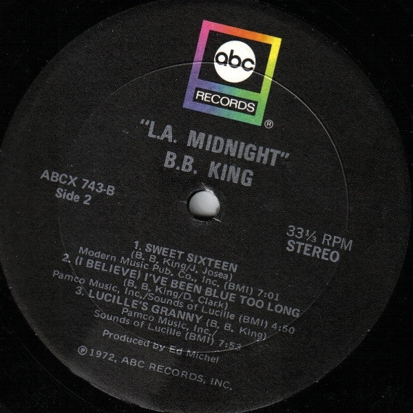 B.B. King - L.A. Midnight - 1972