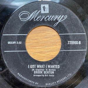 Brook Benton - Dearer Than Life / I Got What I Wanted