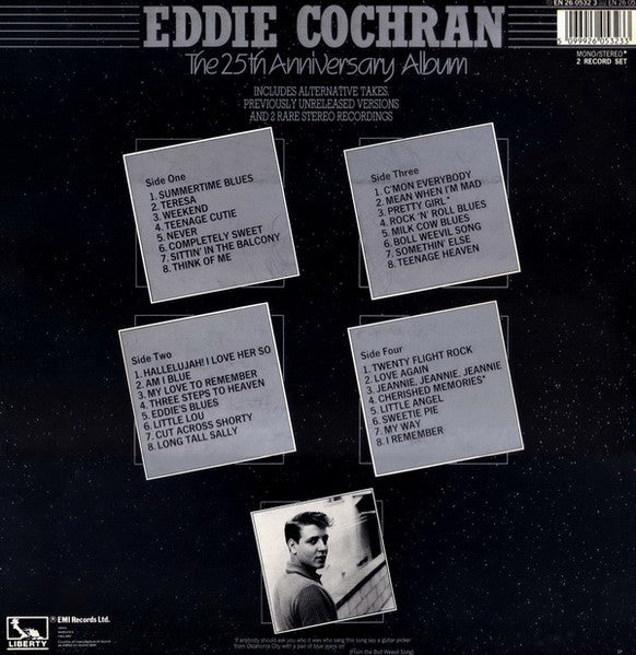 Eddie Cochran - The 25th Anniversary Album - 1985