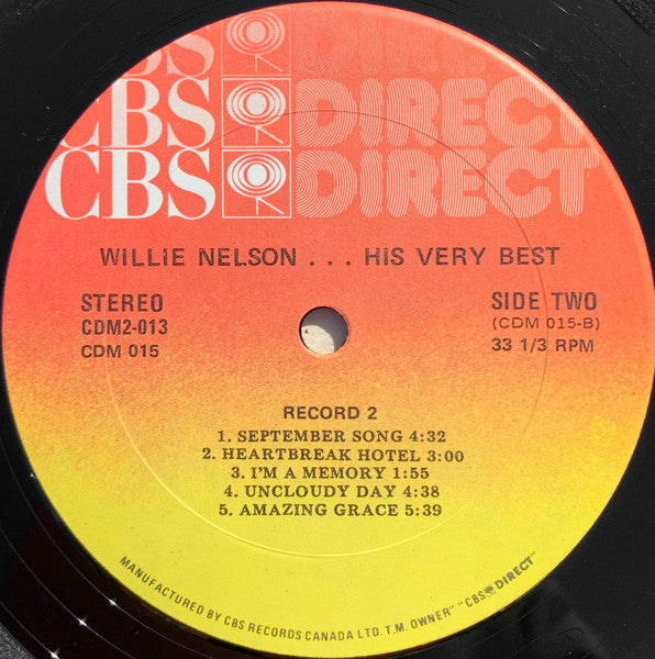 Willie Nelson - His Very Best - 1980