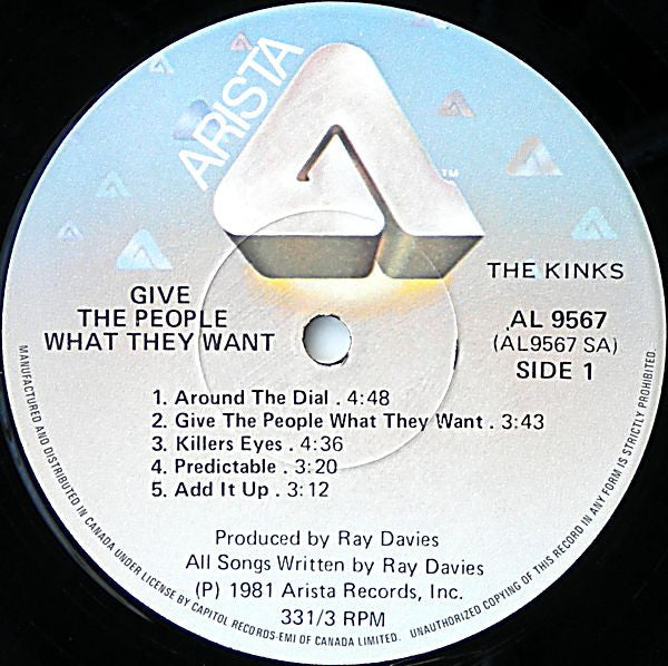 Kinks, The - Give The People What They Want - 1981