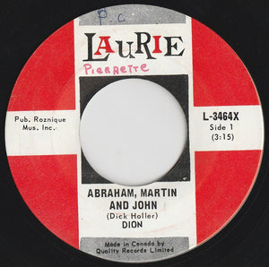 Dion - Abraham, Martin And John - 1968