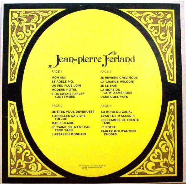 Jean-Pierre Ferland - Les Grands Succès Barclay Vol 5 - 1972