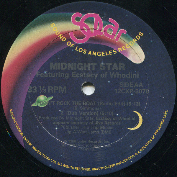 Midnight Star Featuring Ecstacy - Don't Rock The Boat - 1988