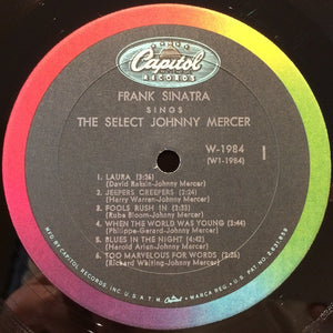 Frank Sinatra - Sings The Select Johnny Mercer Vinyl Record