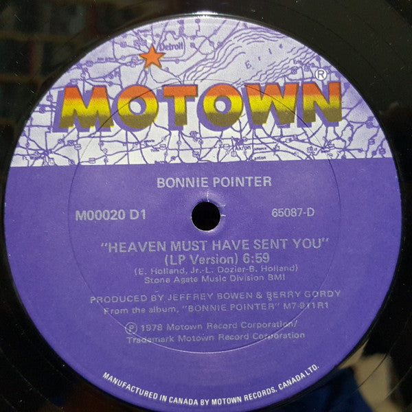 Bonnie Pointer - Heaven Must Have Sent You Vinyl Record