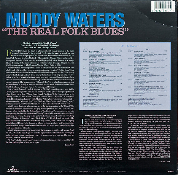 Muddy Waters - The Real Folk Blues - 1987