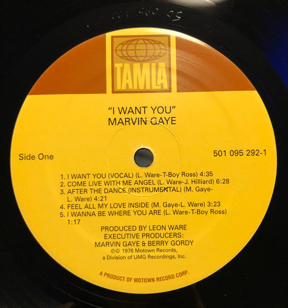 Marvin Gaye - I Want You Vinyl Record