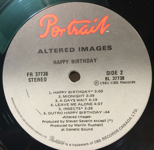 Altered Images - Happy Birthday - 1982
