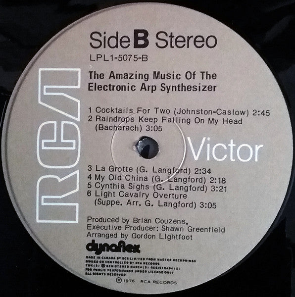 Gordon Langford - The Amazing Music Of The Electronic Arp Synthesizer - 1976