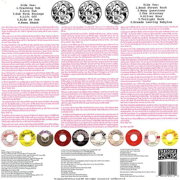 Tommy McCook & The Supersonics - Pleasure Dub - 2009